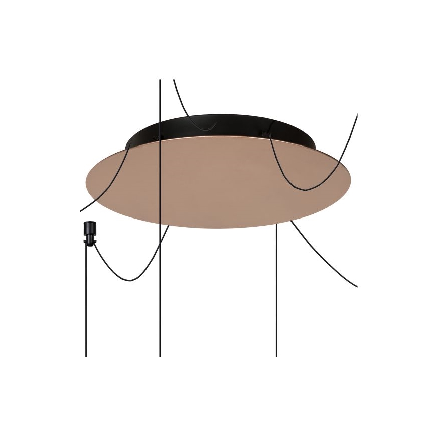 Lucide 74403/06/97 - LED Zatemnitveni lestenec na vrvici LORENZ 6xLED/4W/230V baker