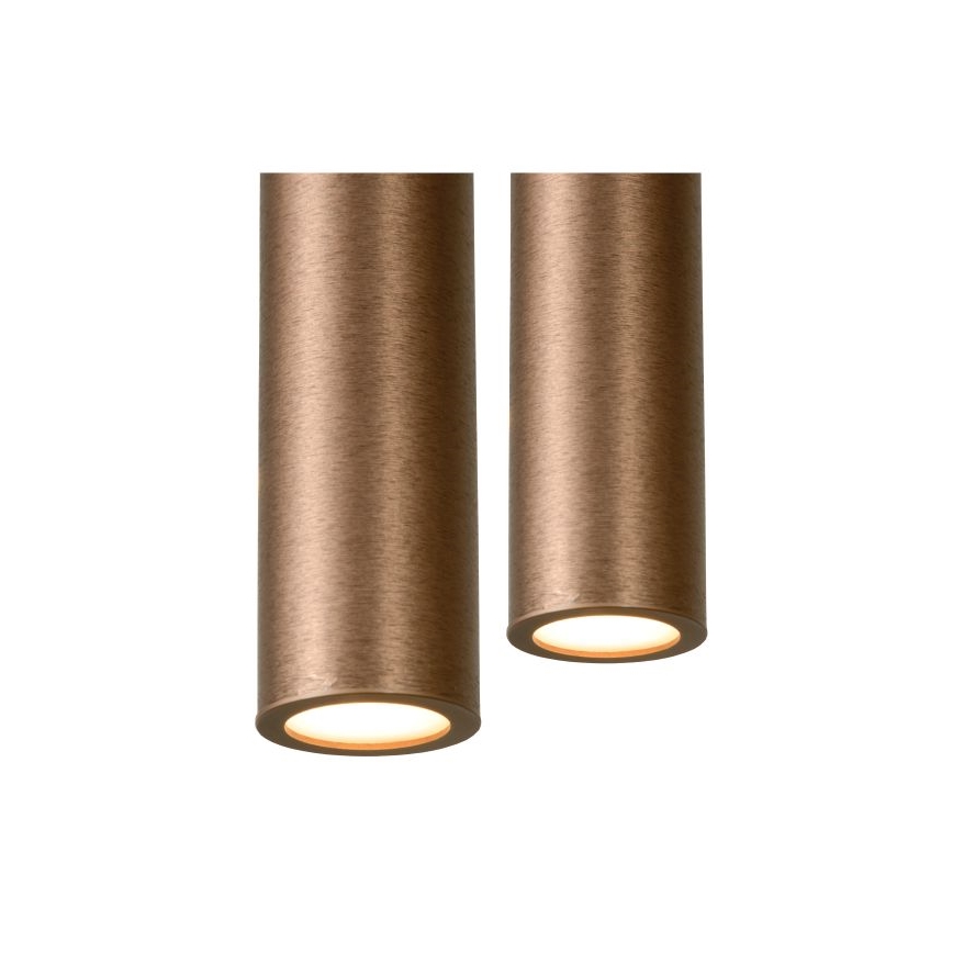 Lucide 74403/06/97 - LED Zatemnitveni lestenec na vrvici LORENZ 6xLED/4W/230V baker