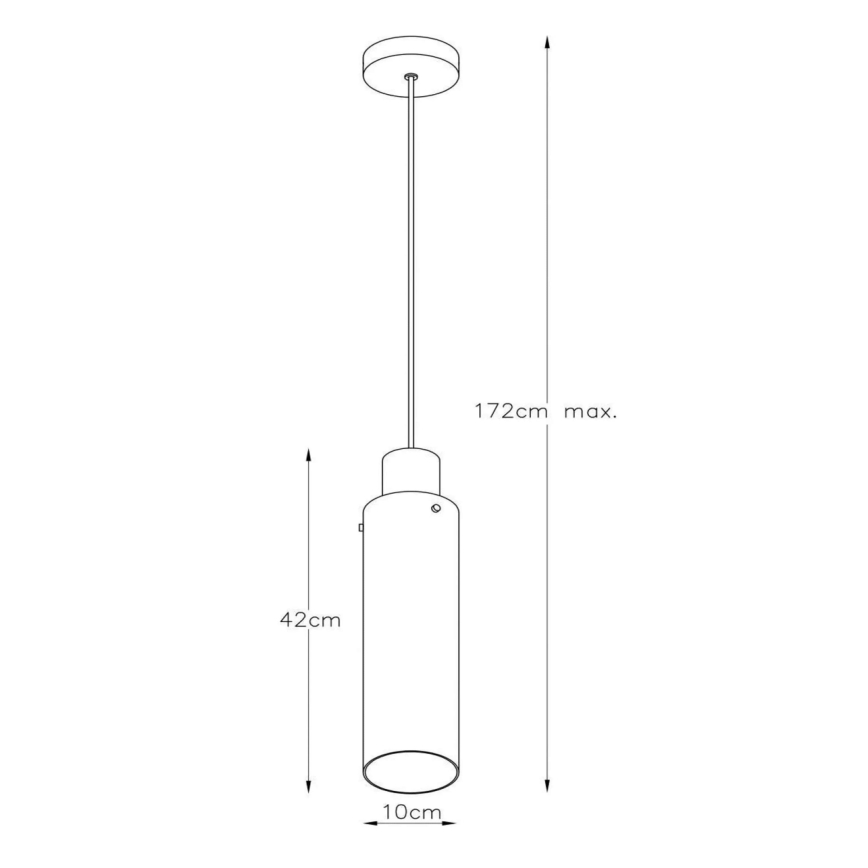 Lucide 74404/01/65 - Lestenec na vrvici ORLANDO 1xE27/40W/230V