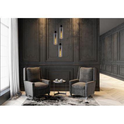 Lucide 74404/13/65 - Lestenec na vrvici ORLANDO 3xE27/40W/230V