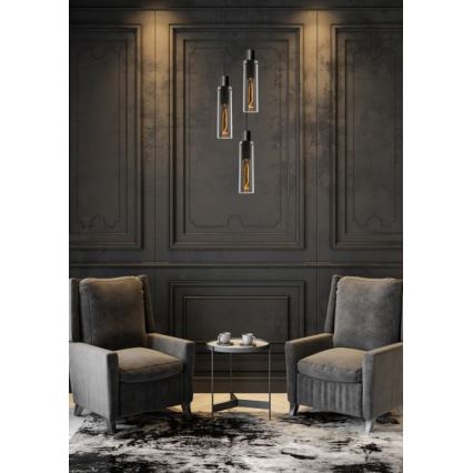 Lucide 74404/13/65 - Lestenec na vrvici ORLANDO 3xE27/40W/230V