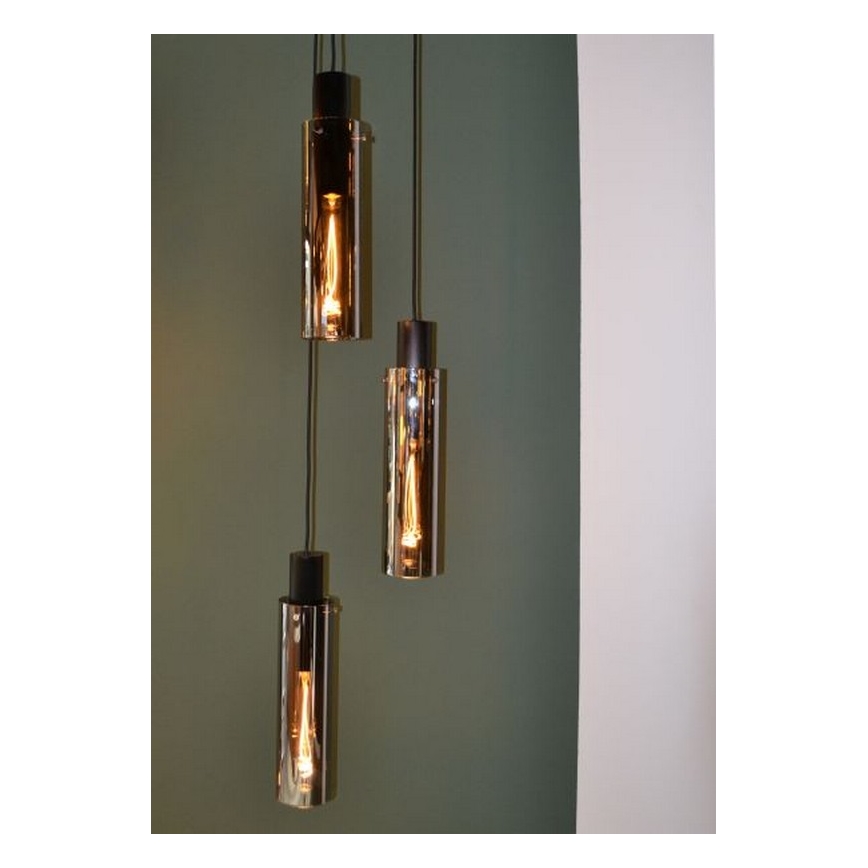 Lucide 74404/13/65 - Lestenec na vrvici ORLANDO 3xE27/40W/230V