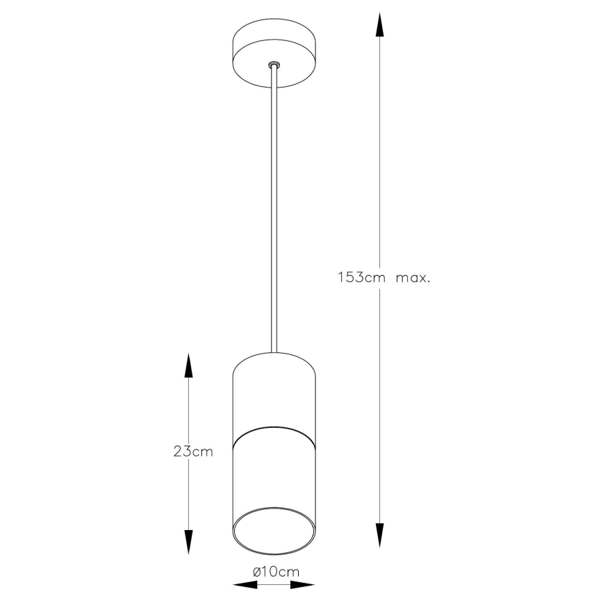Lucide 74410/01/62 - Lestenec na vrvici ZINO 1xE27/60W/230V rjav