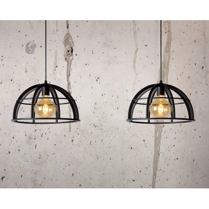 Lucide 76464/02/30 - Lestenec na vrvici DIKRA 2xE27/60W/230V