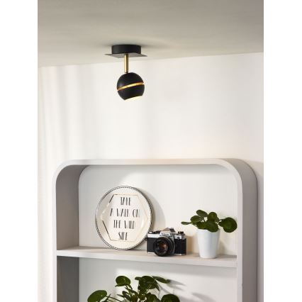 Lucide 77975/05/30 - LED reflektor BINARI 1xLED/5W/230V črn