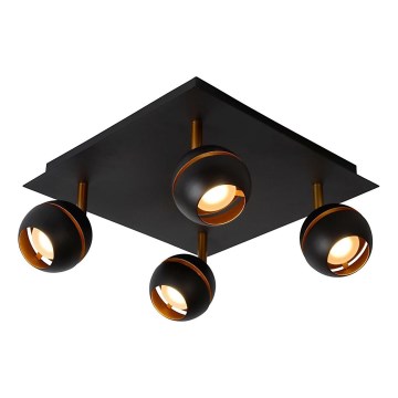 Lucide 77975/20/30 - LED reflektor BINARI 4xLED/5W/230V črn