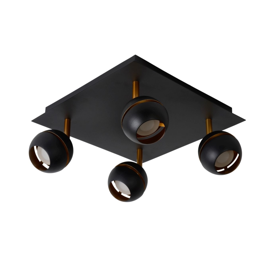 Lucide 77975/20/30 - LED reflektor BINARI 4xLED/5W/230V črn