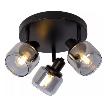 Lucide 77979/13/30 - Reflektor BJORN 3xE14/40W/230V črna
