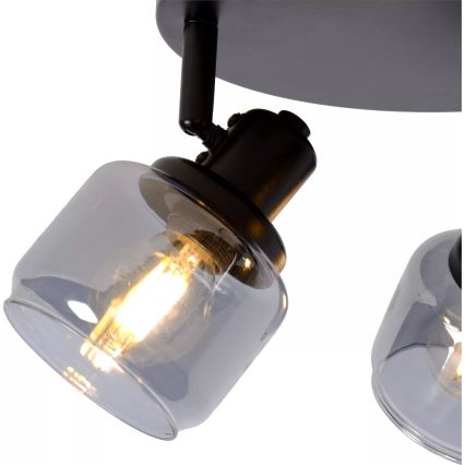 Lucide 77979/13/30 - Reflektor BJORN 3xE14/40W/230V črna