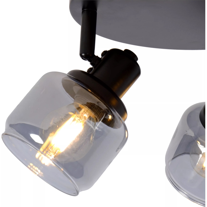 Lucide 77979/13/30 - Reflektor BJORN 3xE14/40W/230V črna