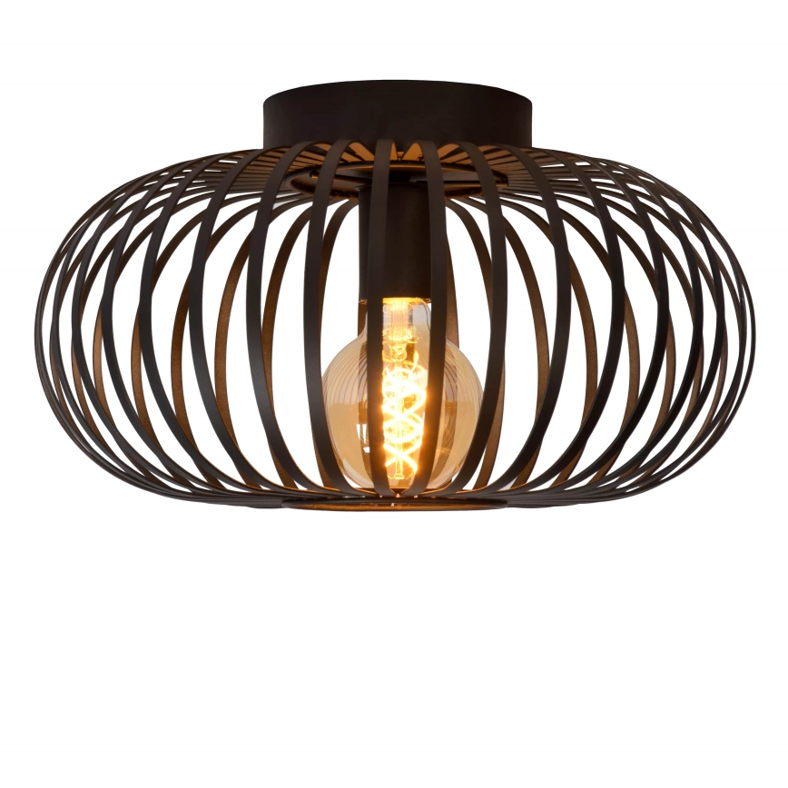 Lucide 78174/40/30 - Stropna svetilka MANUELA 1xE27/60W/230V pr. 39,5 cm črna