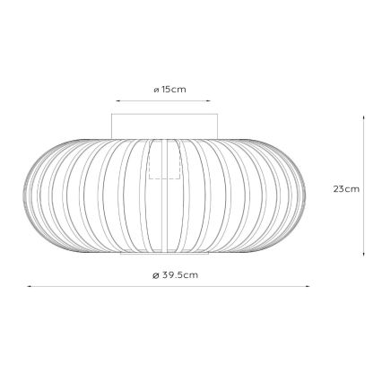 Lucide 78174/40/31 - Stropna svetilka MANUELA 1xE27/60W/230V pr. 39,5 cm bela