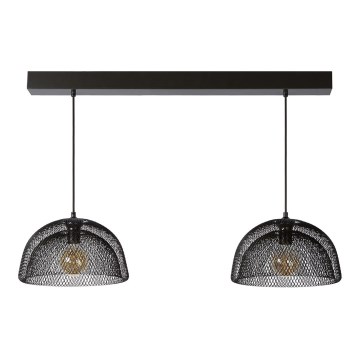 Lucide 78387/02/30 - Lestenec na vrvici MESH 2xE27/60W/230V