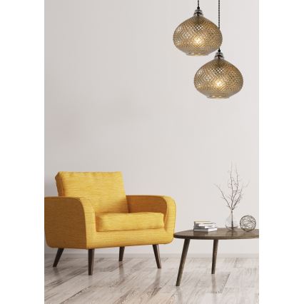 Lucide 78389/29/63 - Lestenec na vrvici GERBEN 1xE27/40W/230V