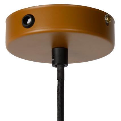 Lucide 78396/01/43 - Lestenec na vrvici JERREL 1xE27/40W/230V rjav