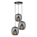 Lucide 78396/03/30 - Lestenec na vrvici JERREL 3xE27/40W/230V