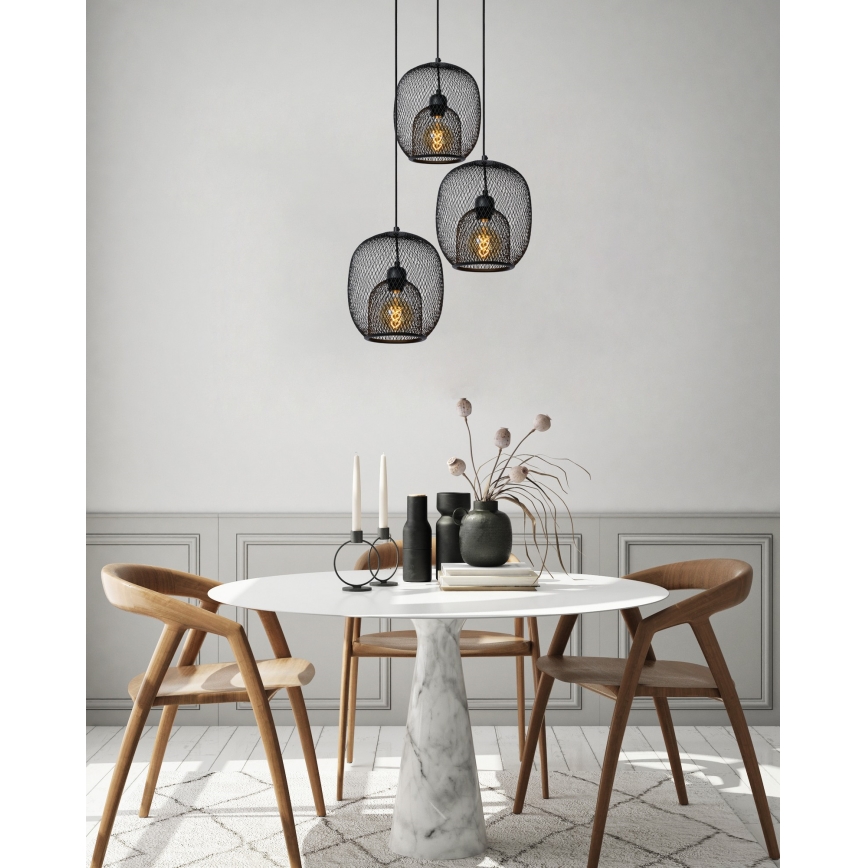 Lucide 78396/03/30 - Lestenec na vrvici JERREL 3xE27/40W/230V