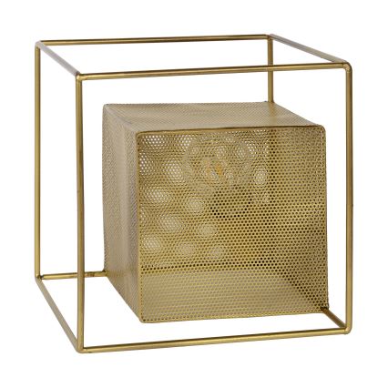 Lucide 78591/01/02 - Namizna svetilka EXTRAVAGANZA MORRIS 1xE27/40W/230V medenina