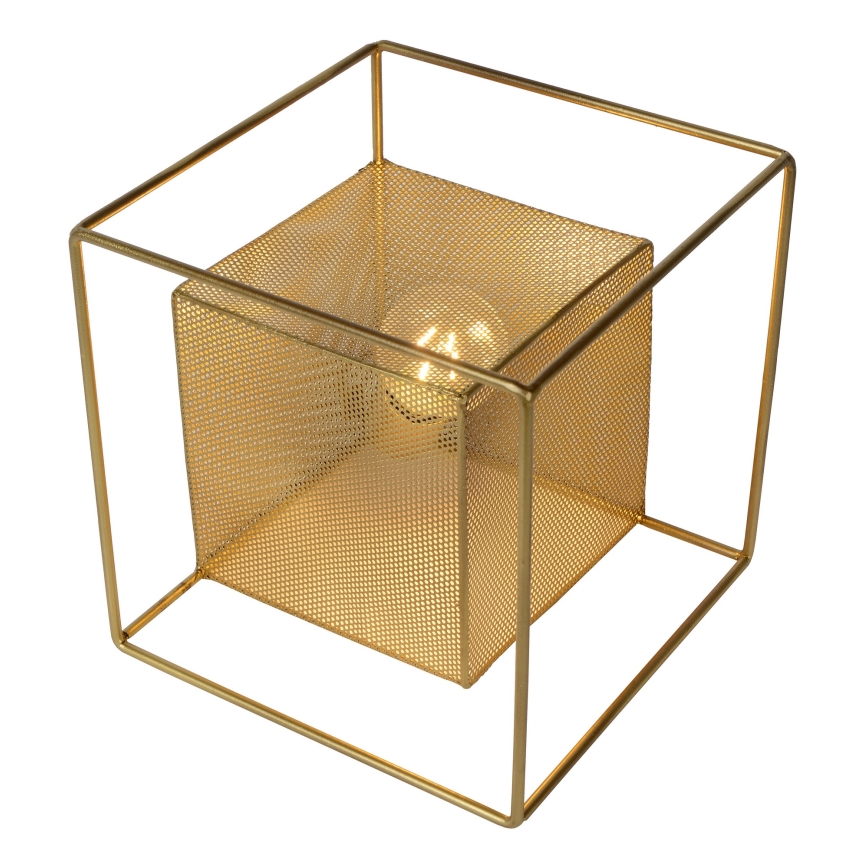 Lucide 78591/01/02 - Namizna svetilka EXTRAVAGANZA MORRIS 1xE27/40W/230V medenina