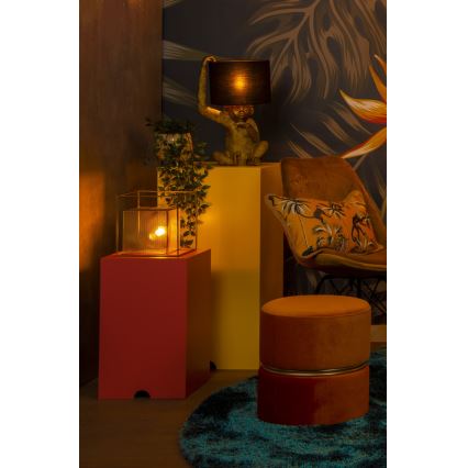 Lucide 78591/01/02 - Namizna svetilka EXTRAVAGANZA MORRIS 1xE27/40W/230V medenina