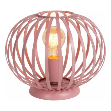 Lucide 78593/25/66 - Namizna svetilka MERLINA 1xE27/40W/230V pr. 25,5 cm roza