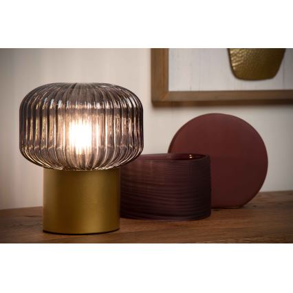 Lucide 78595/01/02 - Namizna svetilka JANY 1xE14/25W/230V zlata