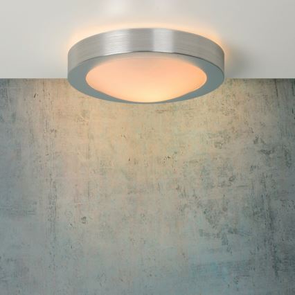 Lucide 79158/02/12 - Kopalniška stropna svetilka FRESH 2xE27/20W/230V IP44