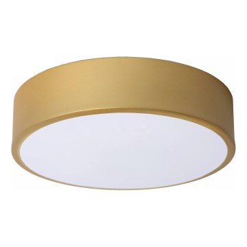 Lucide 79185/20/02 - LED Zatemnitvena stropna svetilka UNAR LED/12W/230V pr. 20 cm zlata