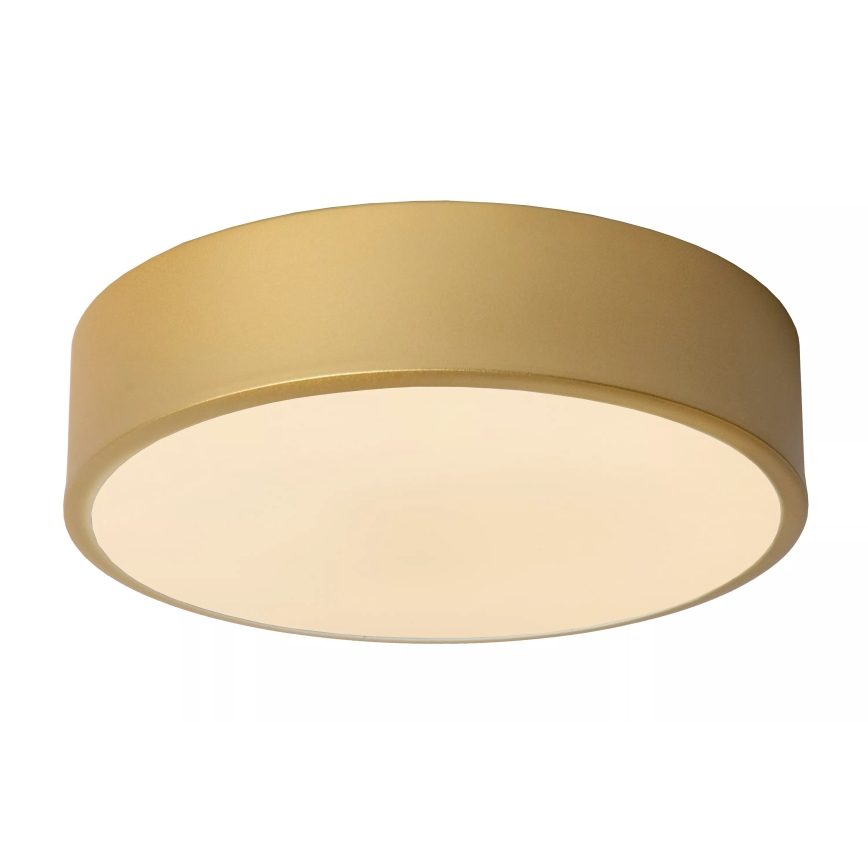 Lucide 79185/20/02 - LED Zatemnitvena stropna svetilka UNAR LED/12W/230V pr. 20 cm zlata