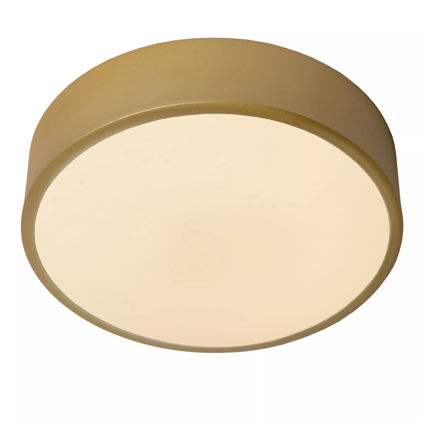 Lucide 79185/20/02 - LED Zatemnitvena stropna svetilka UNAR LED/12W/230V pr. 20 cm zlata