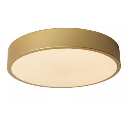 Lucide 79185/30/02 - LED Zatemnitvena stropna svetilka UNAR LED/18W/230V pr. 30 cm zlata