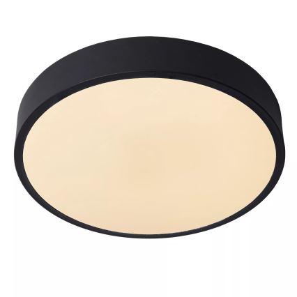 Lucide 79185/30/30 - LED Zatemnitvena stropna svetilka UNAR LED/18W/230V pr. 30 cm črna