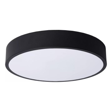 Lucide 79185/30/30 - LED Zatemnitvena stropna svetilka UNAR LED/18W/230V pr. 30 cm črna