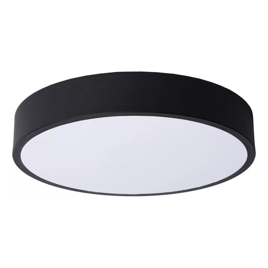 Lucide 79185/30/30 - LED Zatemnitvena stropna svetilka UNAR LED/18W/230V pr. 30 cm črna