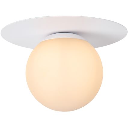 Lucide 79187/01/31 - Stropna svetilka TRICIA 1xE27/15W/230V pr. 25 cm bela