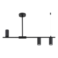 Luster na drogu URANOS 3xGU10/10W/230V črna