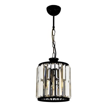 Luster na lančanoj vezi PUNE 1xE27/40W/230V crna