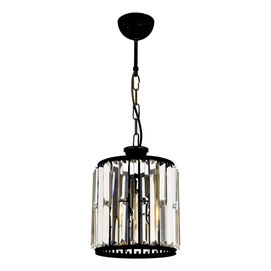 Luster na lančanoj vezi PUNE 1xE27/40W/230V crna