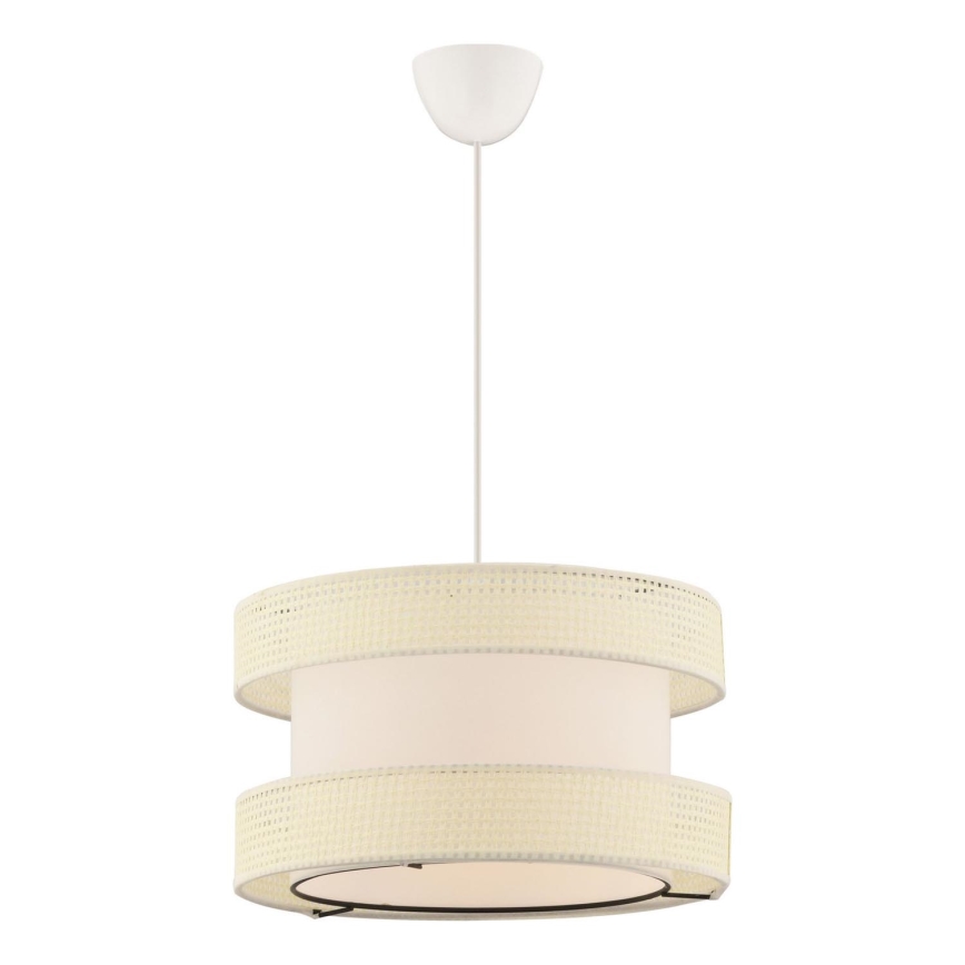 Luster na užetu HALO 1xE27/60W/230V kremna