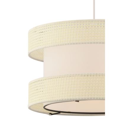 Luster na užetu HALO 1xE27/60W/230V kremna