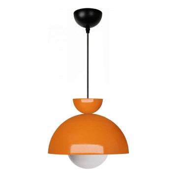 Luster na žici SALVA 1xE27/15W/230V oranžna