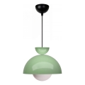 Luster na žici SALVA 1xE27/15W/230V zelena