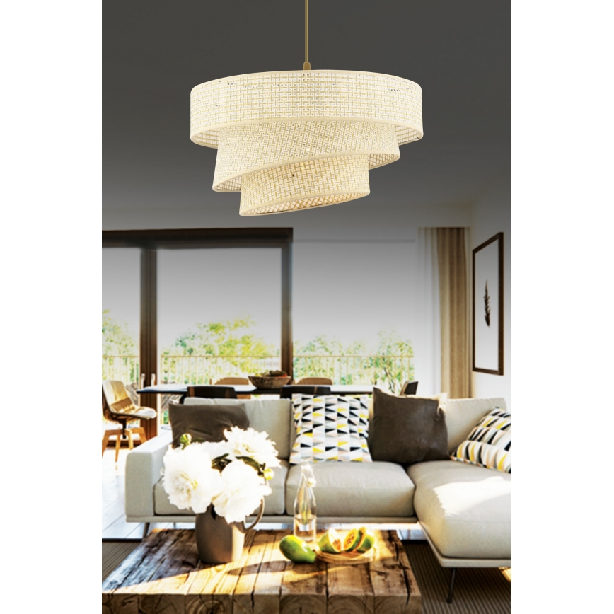Luster na zidu COUPER 1xE27/60W/230V krem