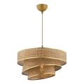 Lustera COUPER 1xE27/60W/230V rjava/zlata