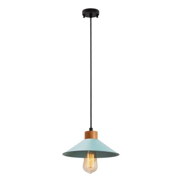 Lustera MANAVGAT 1xE27/40W/230V modra/rjava