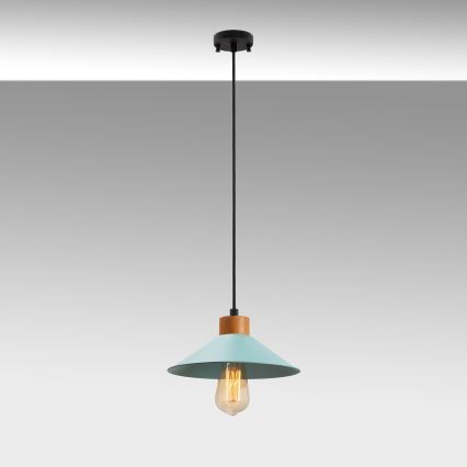 Lustera MANAVGAT 1xE27/40W/230V modra/rjava