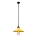 Lustera na vrvici MANAVGAT 1xE27/40W/230V rumena/rjava