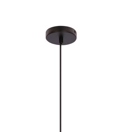 Lustro na vrvi AFRICA 1xE27/40W/230V premer 50 cm rjava/krem