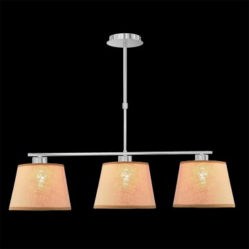 LUXERA 18066 - Lestenec COMBO 3xE27/60W bež