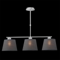 LUXERA 18067 - Lestenec COMBO 3xE27/60W siv